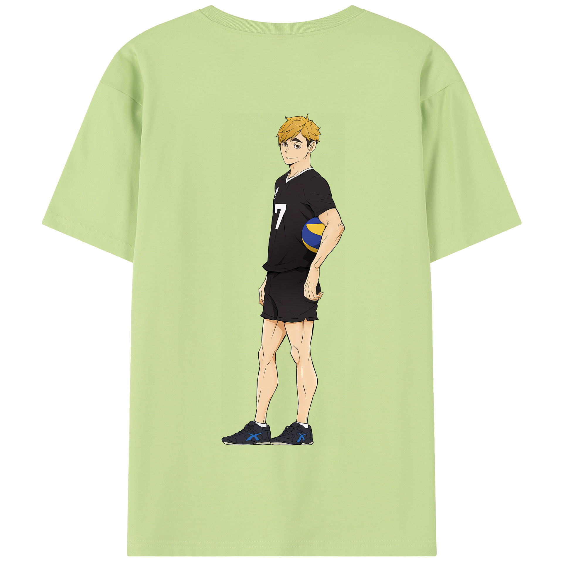 （画像用） ハイキュー!! Haikyu!! 綿100％半袖Tシャツ（背面プリント）